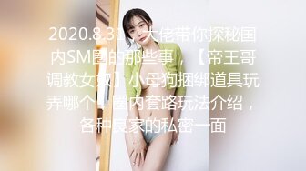 2020.8.31，大佬带你探秘国内SM圈的那些事，【帝王哥调教女奴】小母狗捆绑道具玩弄哪个，圈内套路玩法介绍，各种良家的私密一面